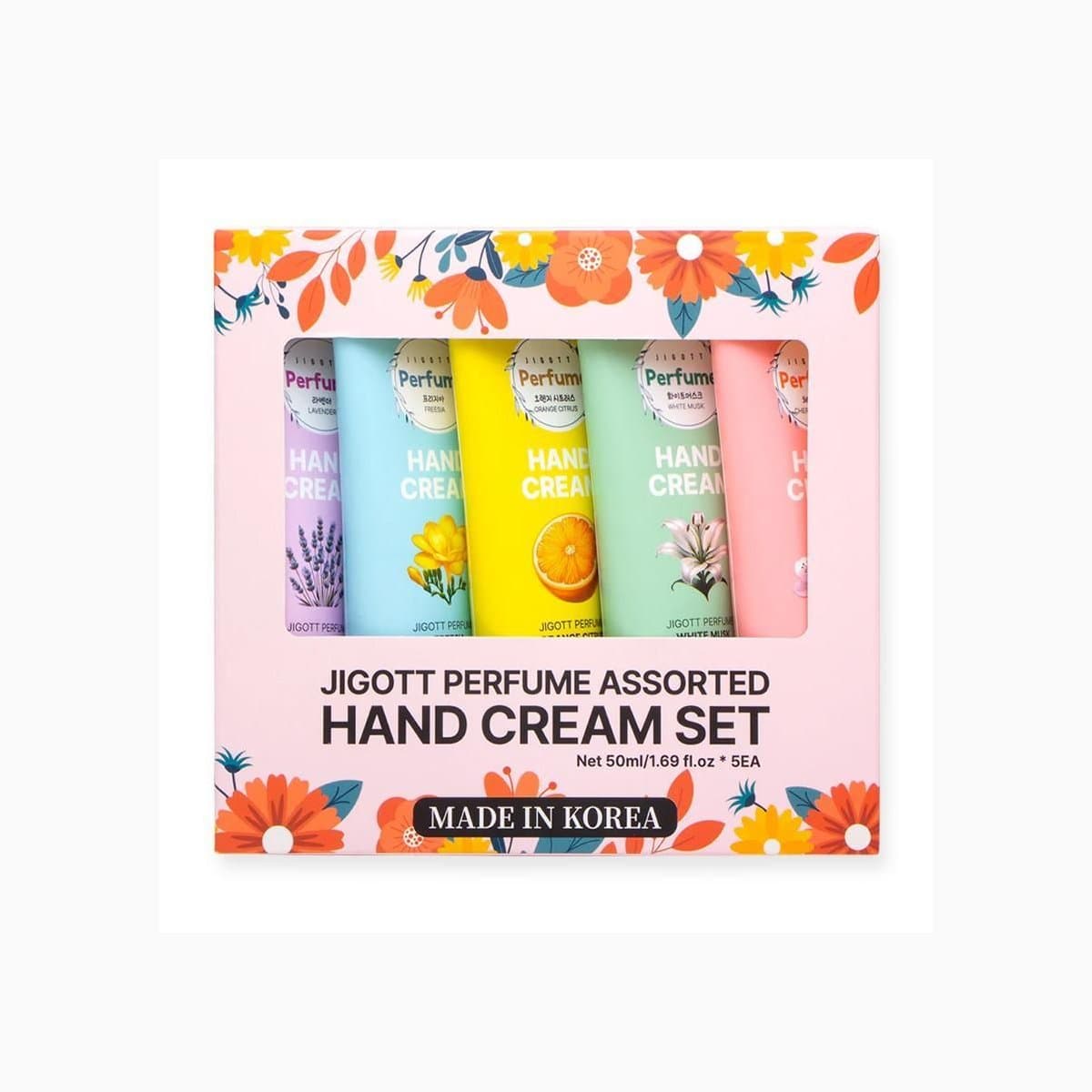 JIGOTT PERFUME ASSORTED HAND CREAM SET OF 5