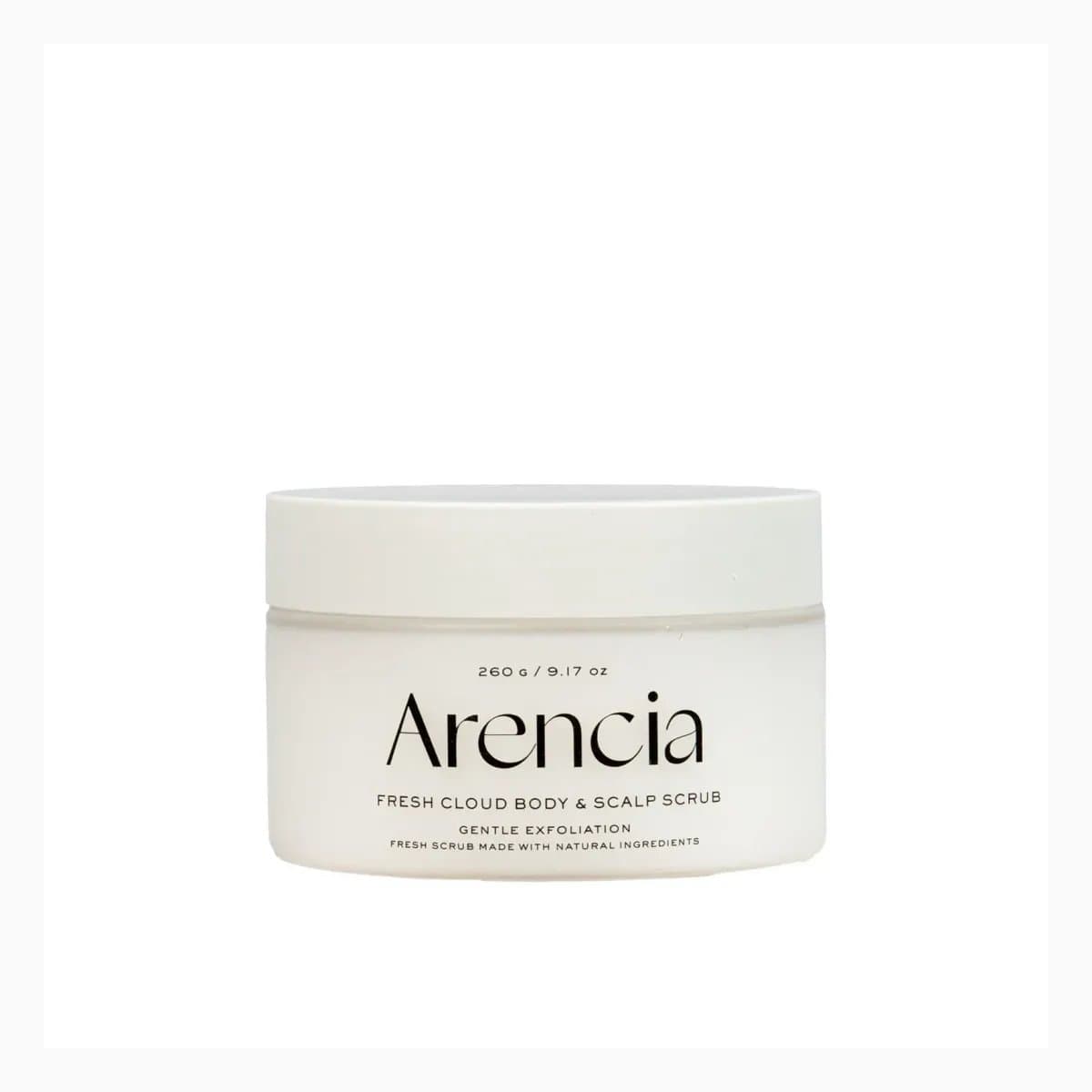 Arencia Fresh Cloud Body & Scalp Scrub White Tea & Neroli 260g