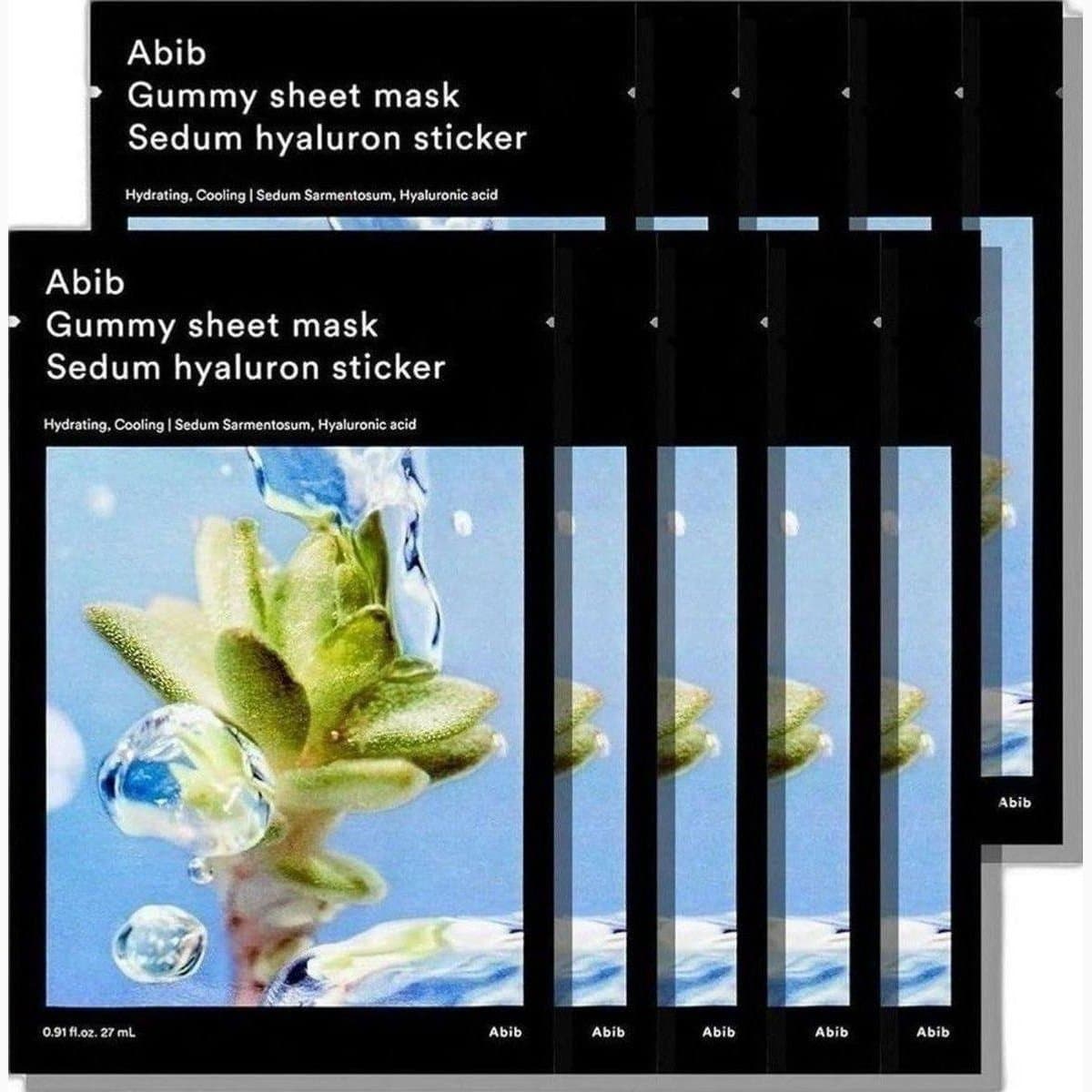 Abib Gummy sheet mask
Sedum Hyaluron sticker