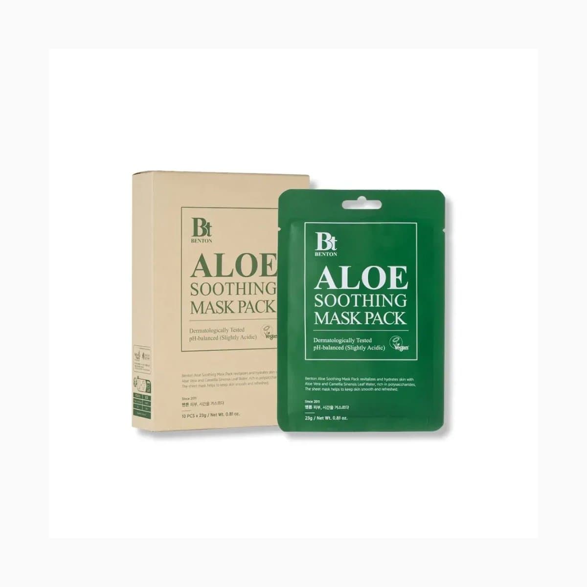 BENTON ALOE SOOTHING MASK PACK [10EA/1BOX]