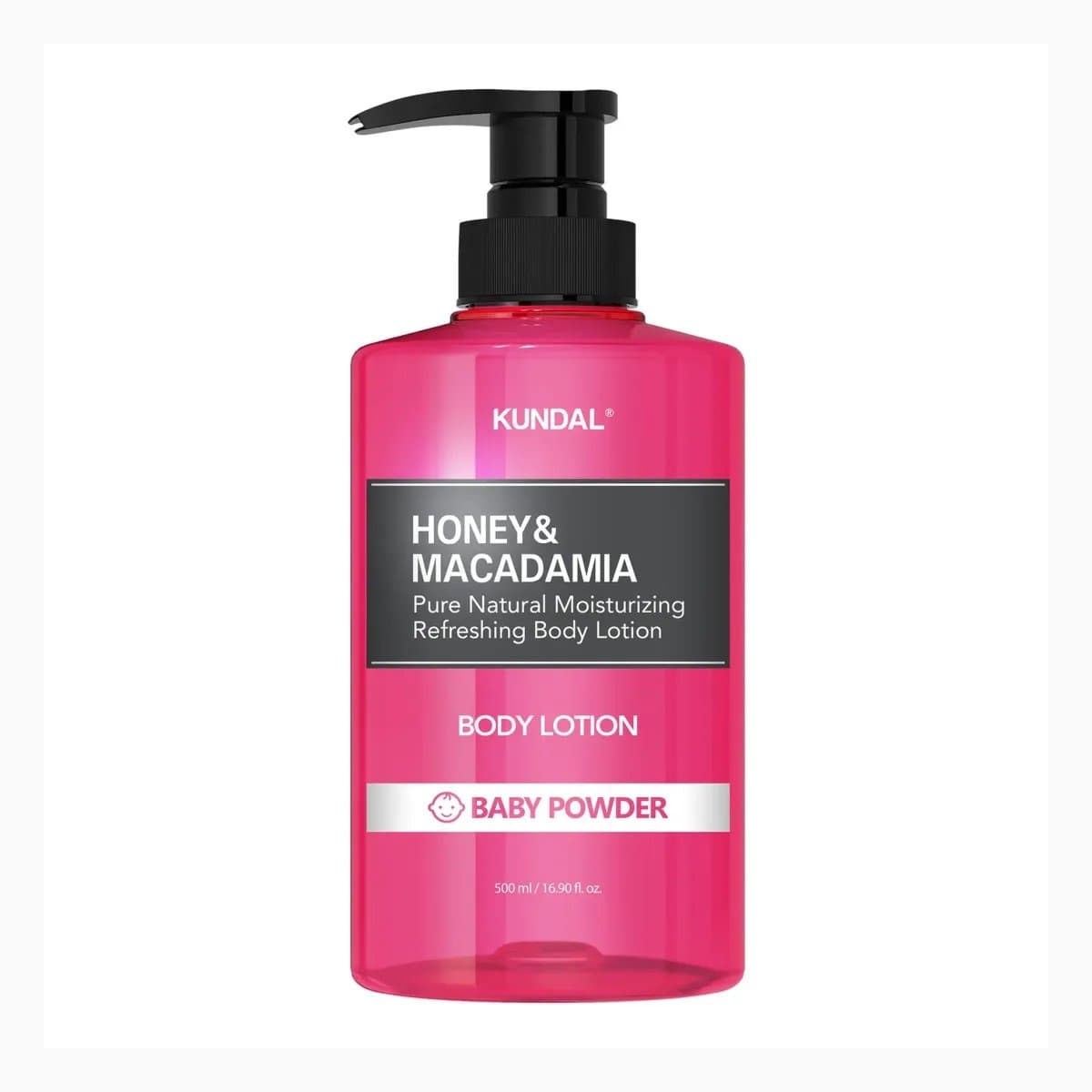 HONEY & MACADAMIA PURE BODY LOTION 500ML - BABYPOWDER