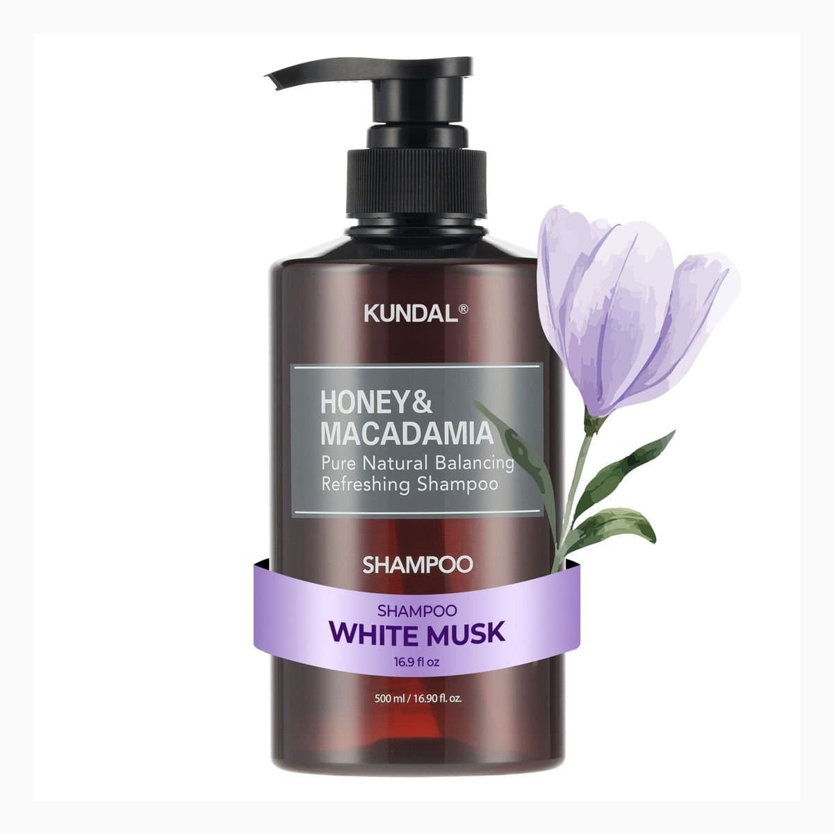 HONEY & MACADAMIA NATURE SHAMPOO 500ML - WHITE MUSK