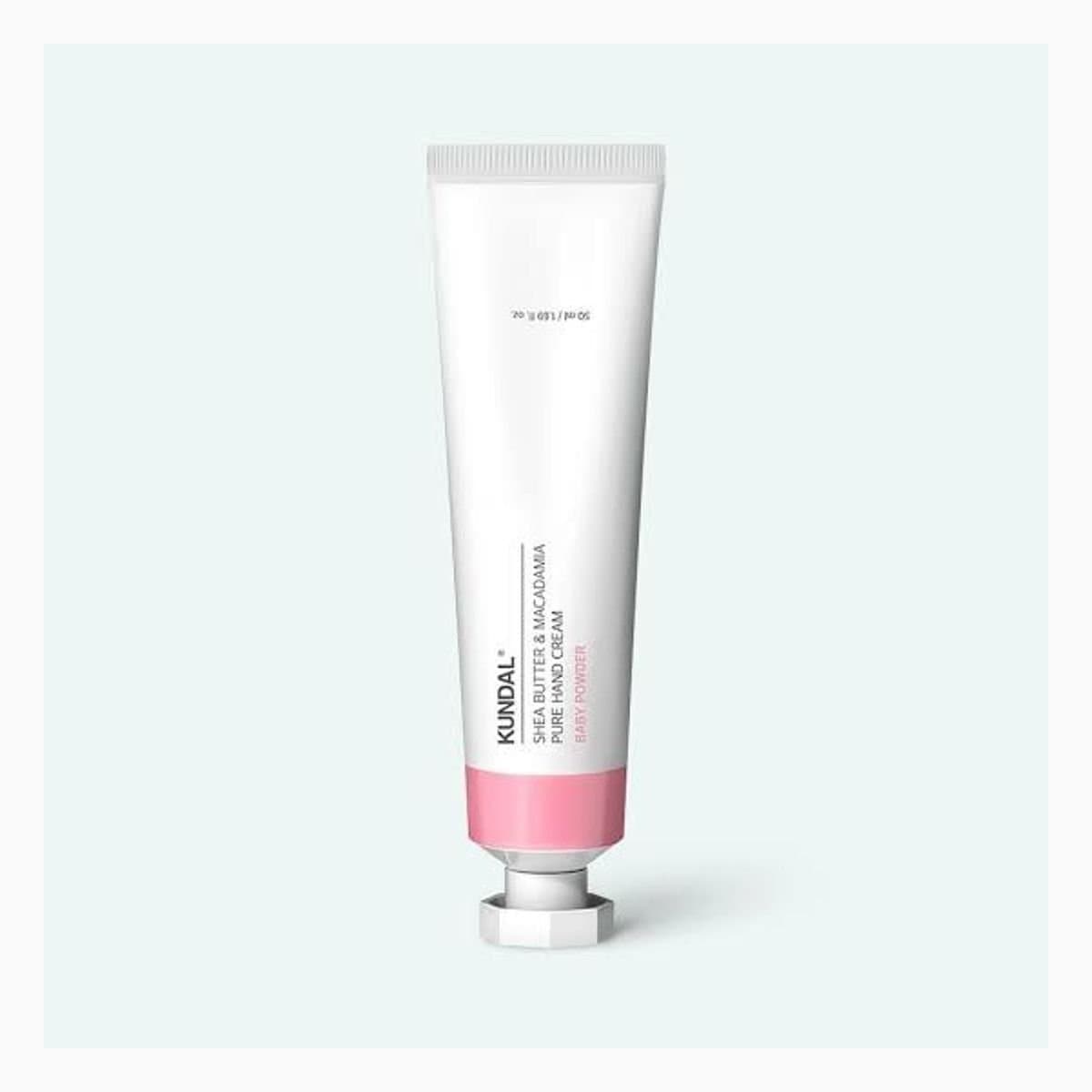 SHEA BUTTER & MACADAMIA PURE HAND CREAM 50ML - BABY POWDER