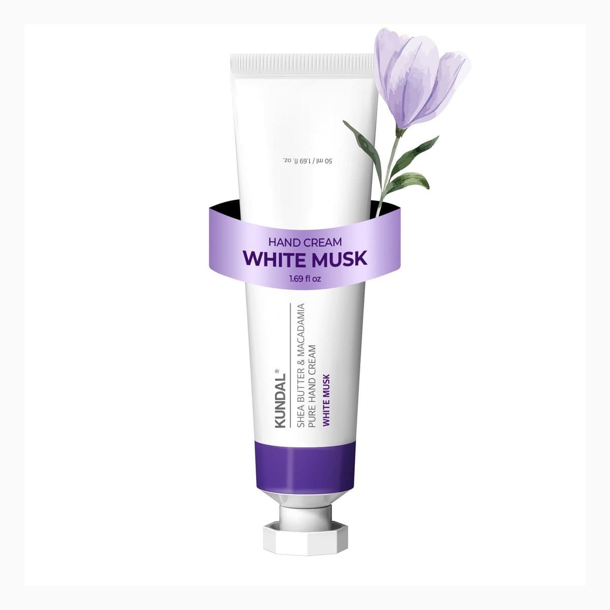 SHEA BUTTER & MACADAMIA PURE HAND CREAM 50ML - WHITE MUSK