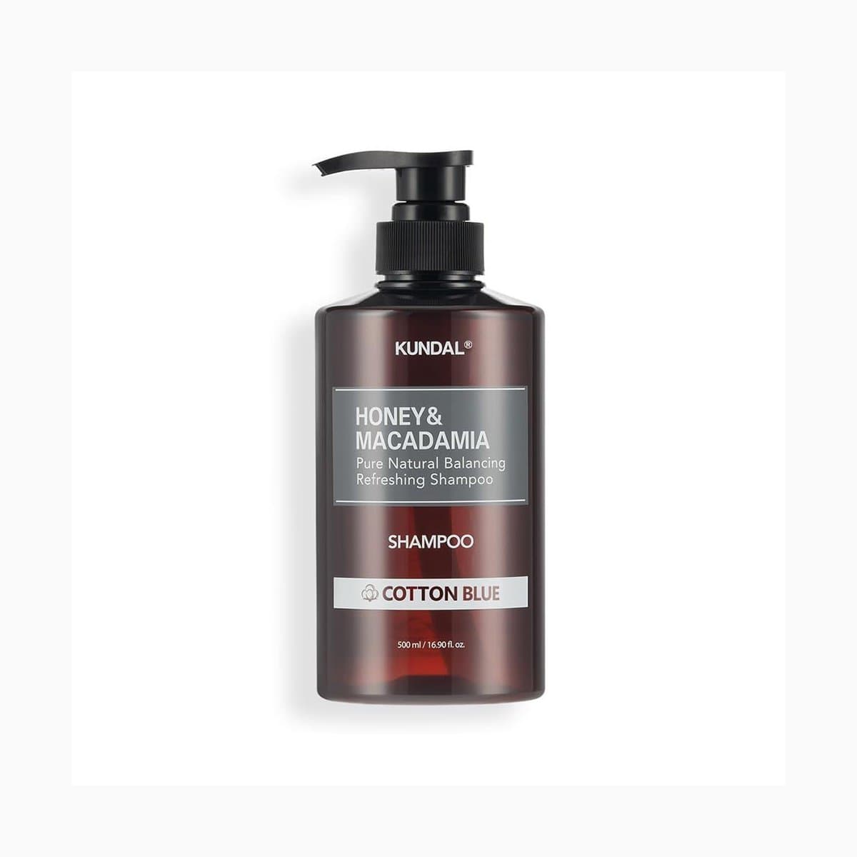 HONEY & MACADAMIA NATURE SHAMPOO 500ML - COTTON BLUE