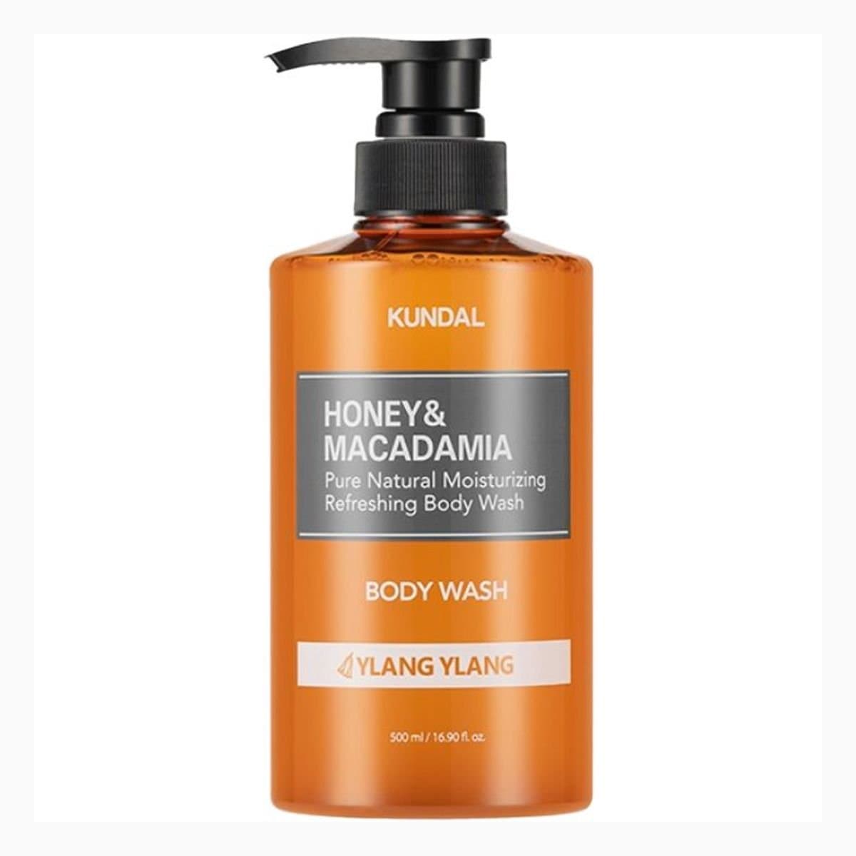 HONEY & MACADAMIA PURE BODY WASH 500ML - YLANGYLANG
