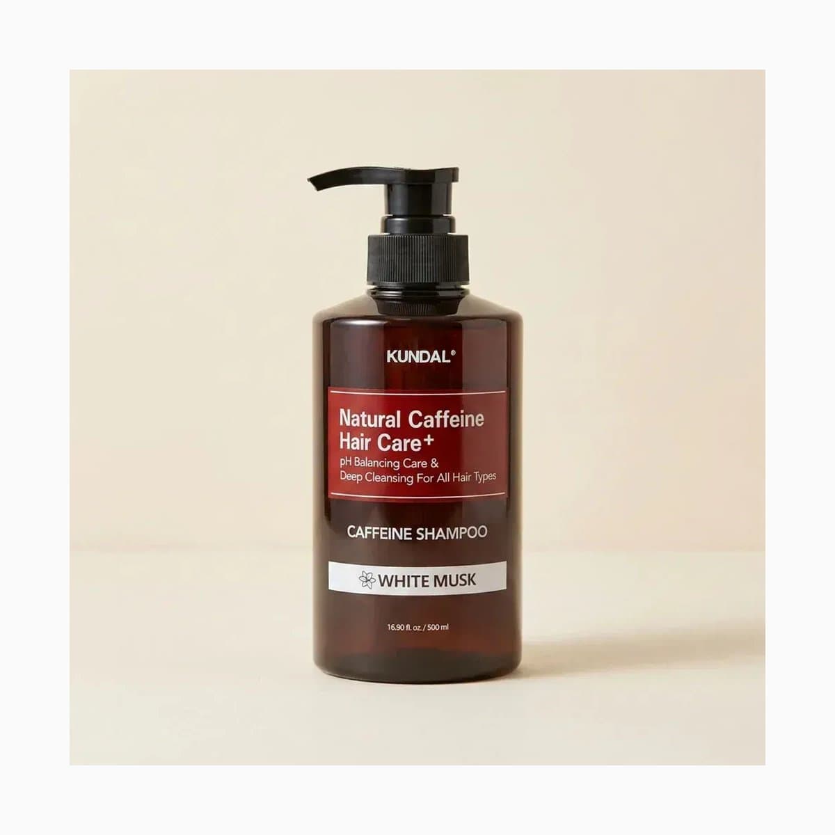 CAFFEINE SHAMPOO 500ML - WHITE MUSK