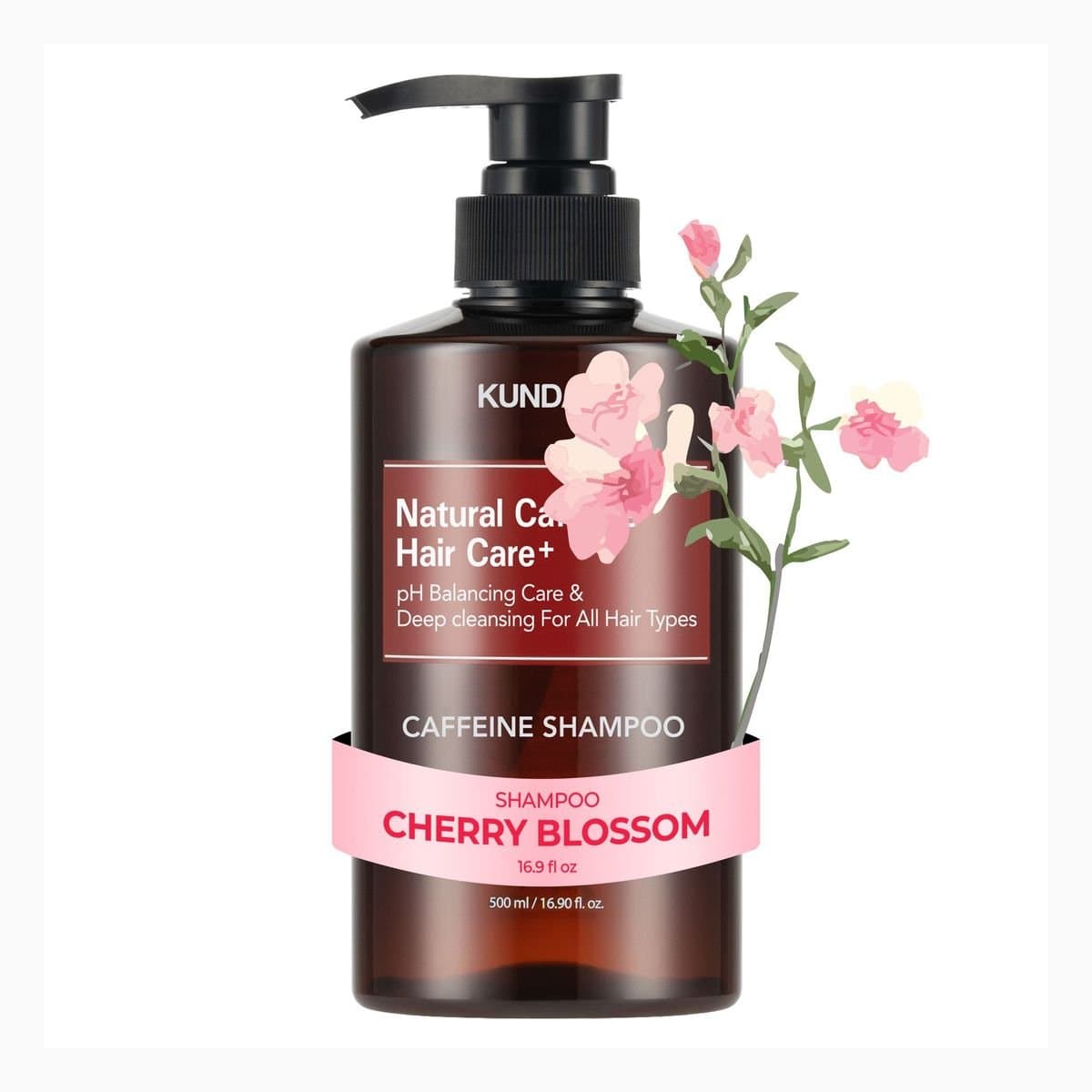CAFFEINE SHAMPOO 500ML - CHERRY BLOSSOM