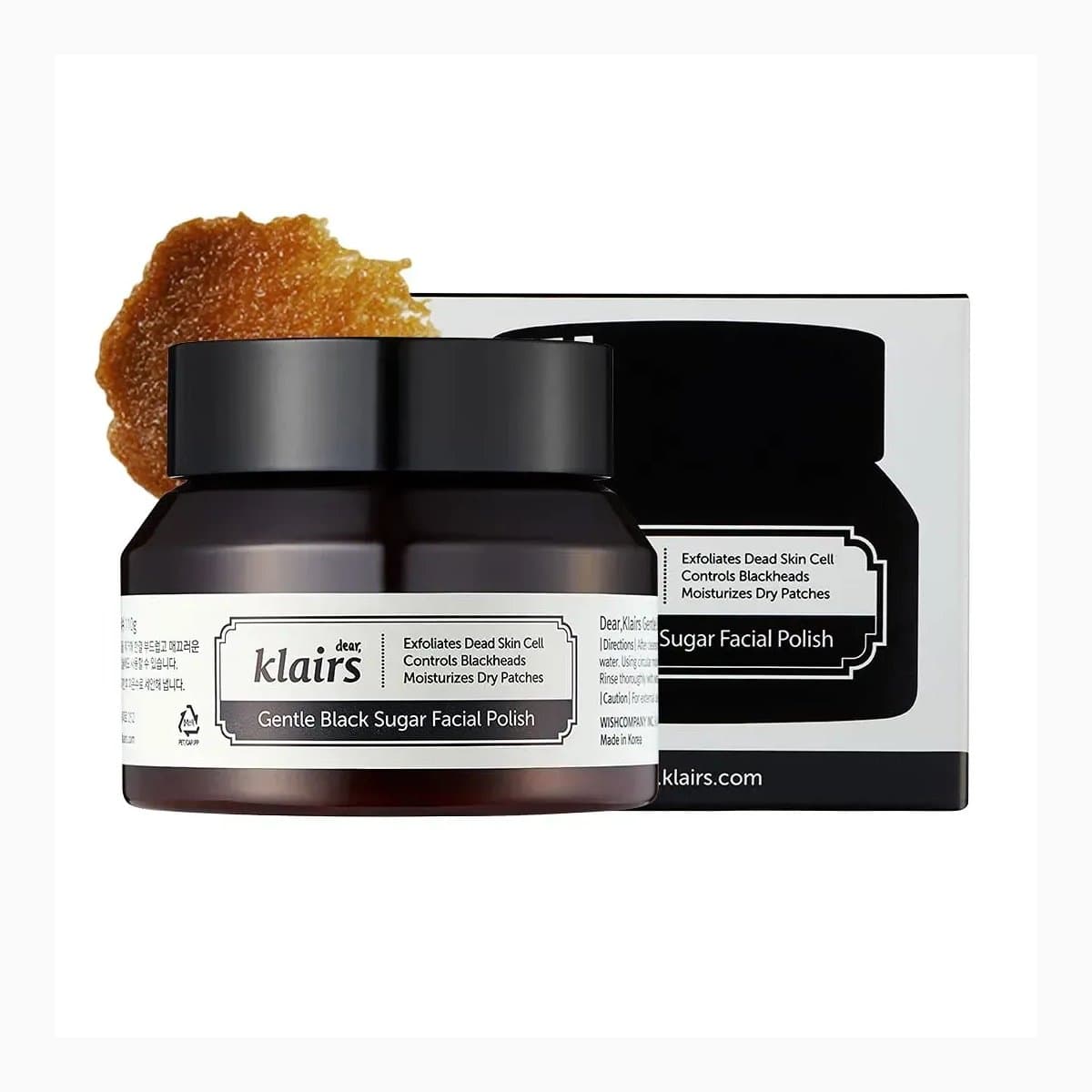 Dear, Klairs Gentle Black Sugar Facial Polish 110 g