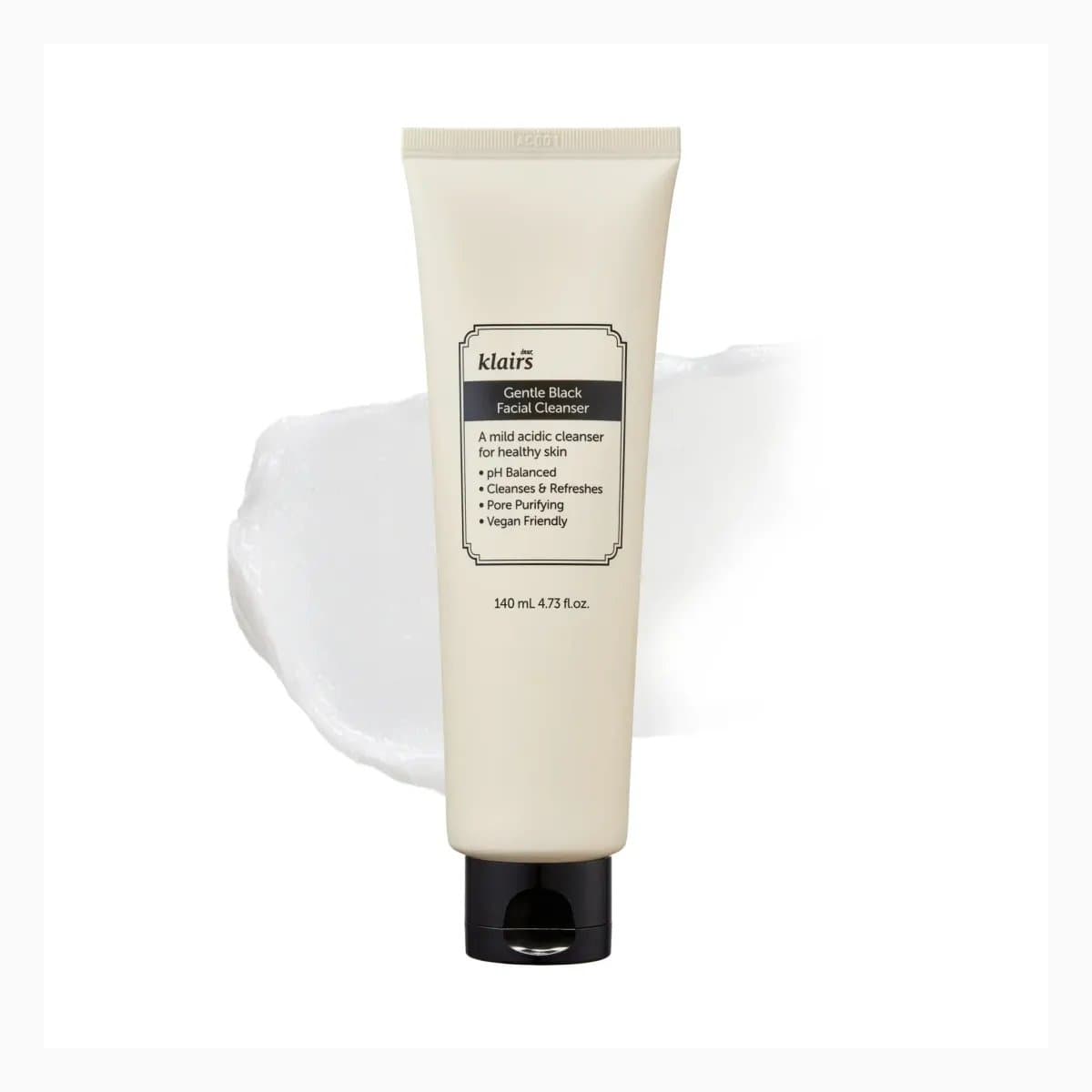 Dear, Klairs Gentle Black Facial Cleanser 140 mL