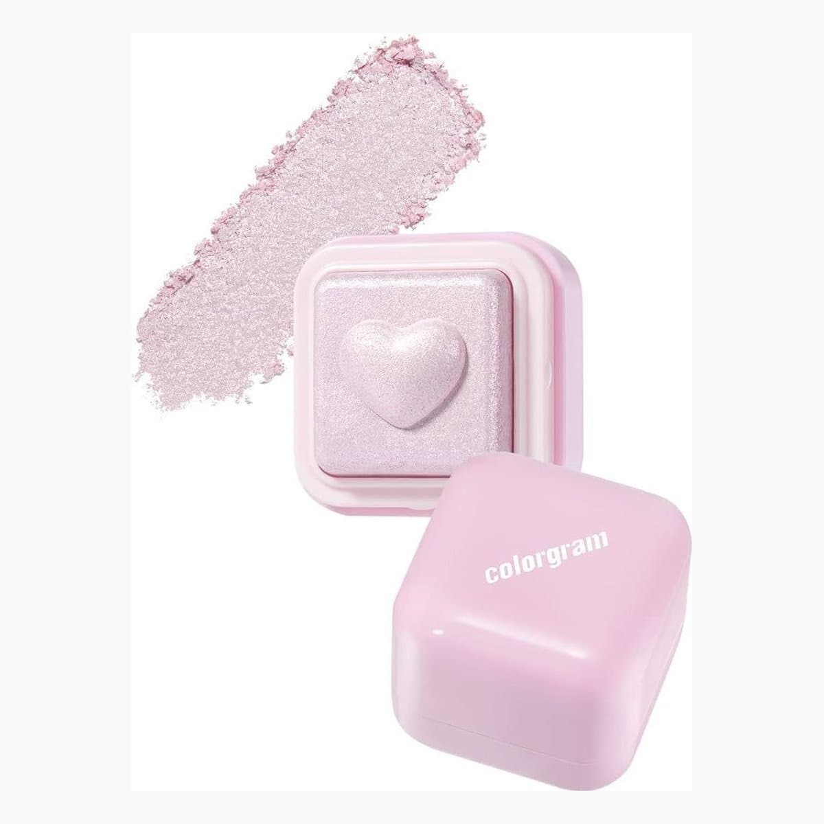 colorgram Milk Bling Heartlighter 2 types 02 Pink Heart