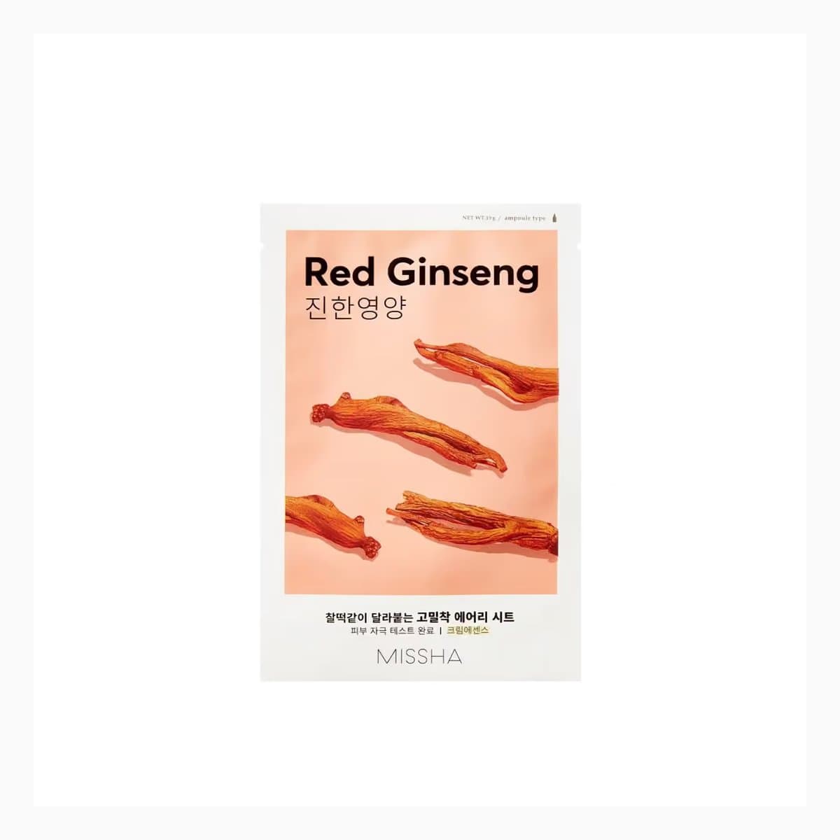 MISSHA AIRY_FIT_SHEET_MASK_[RED_GINSENG]
