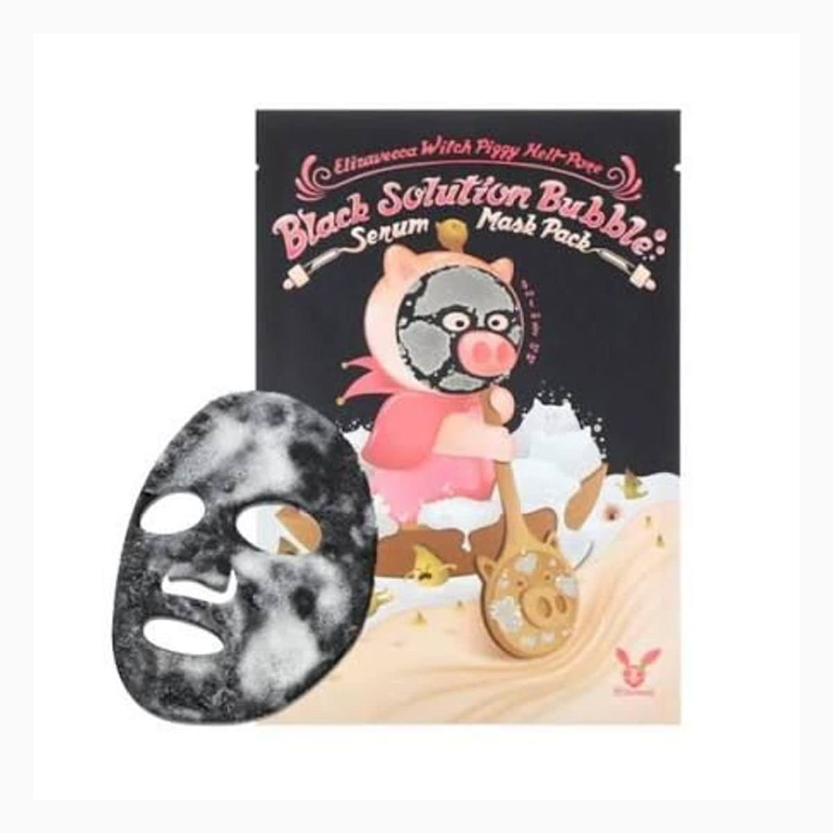 Witch Piggy Hell-Pore Black Solution Bubble Serum Mask Pack