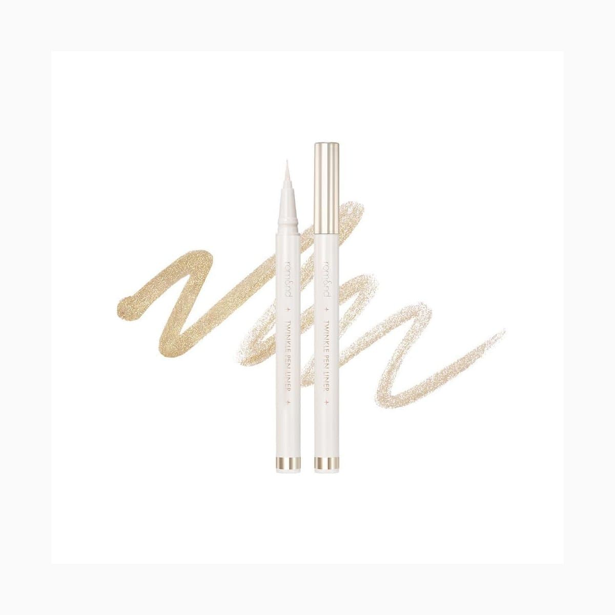 rom&nd TWINKLE PEN LINER 02 GOLDEN WAVE