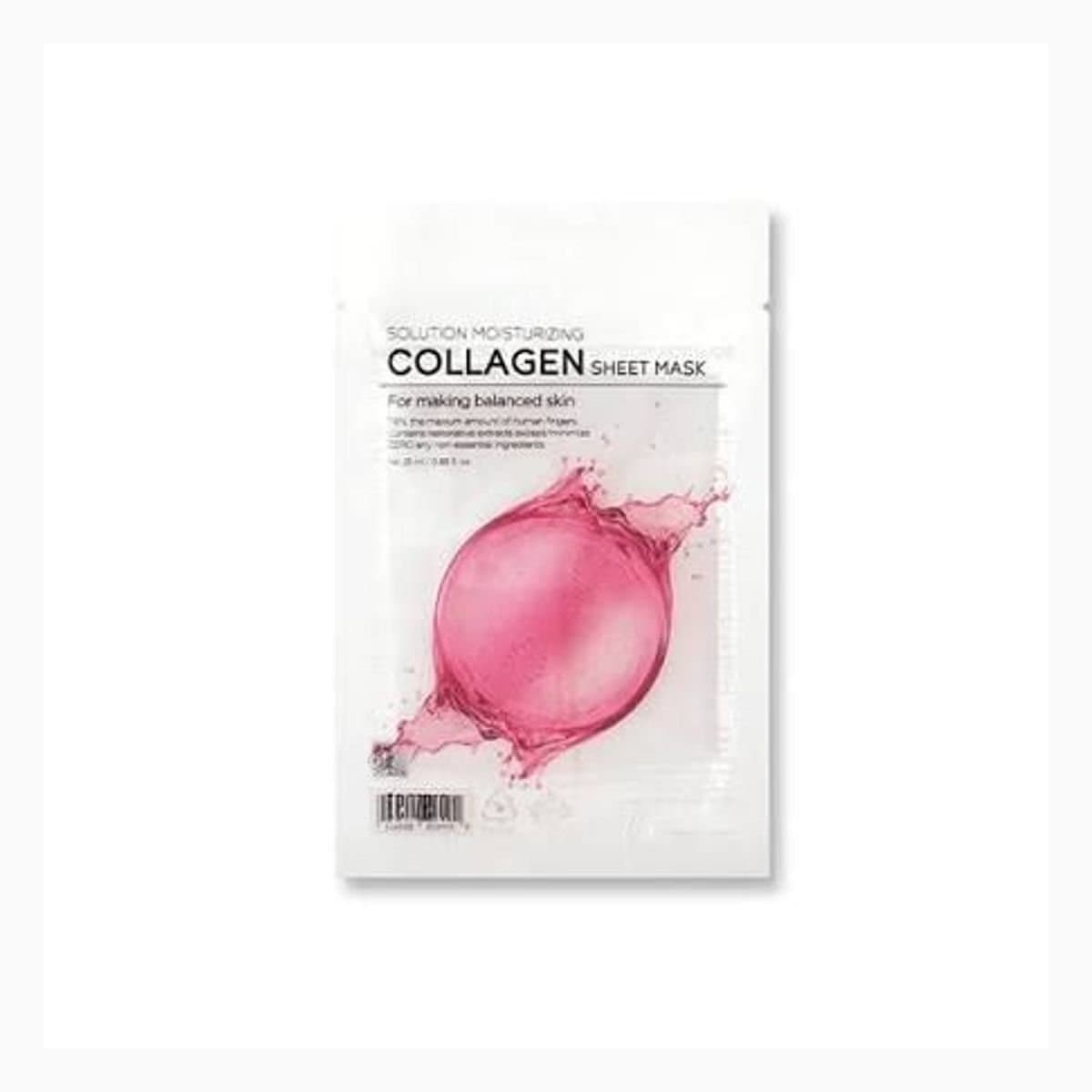TENZERO SOLUTION MOISTURIZING COLLAGEN SHEET MASK