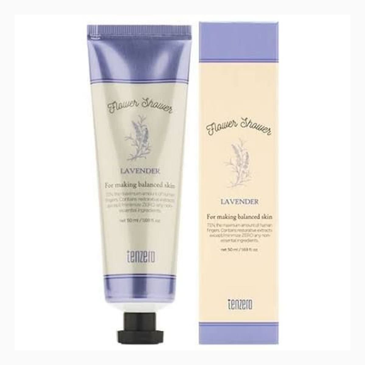 TENZERO FLOWER SHOWER HAND & NAIL CREAM LAVENDER