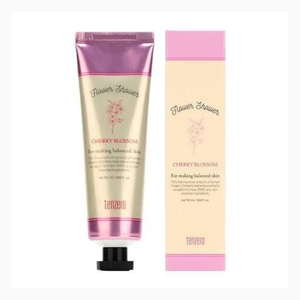 TENZERO FLOWER SHOWER HAND & NAIL CREAM CHERRY BLOSSOM