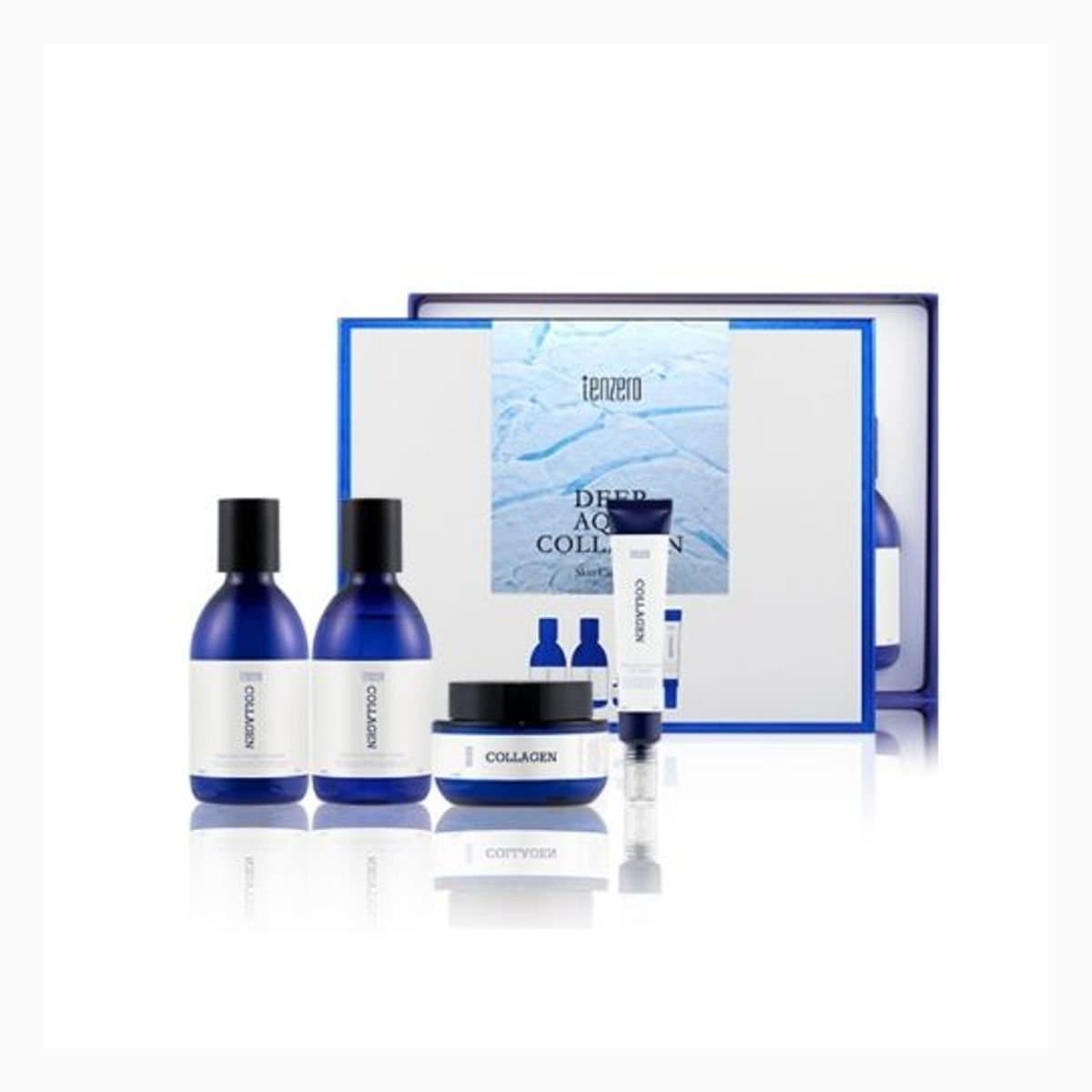 TENZERO DEEP AQUA COLLAGEN SKIN CARE 4 SET