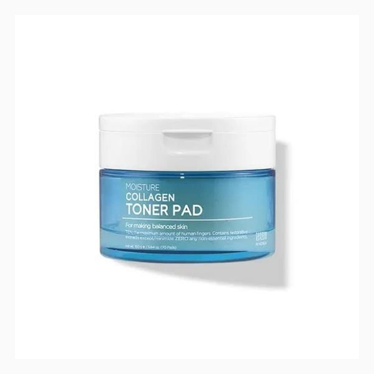 TENZERO MOISTURE COLLAGEN TONER PAD