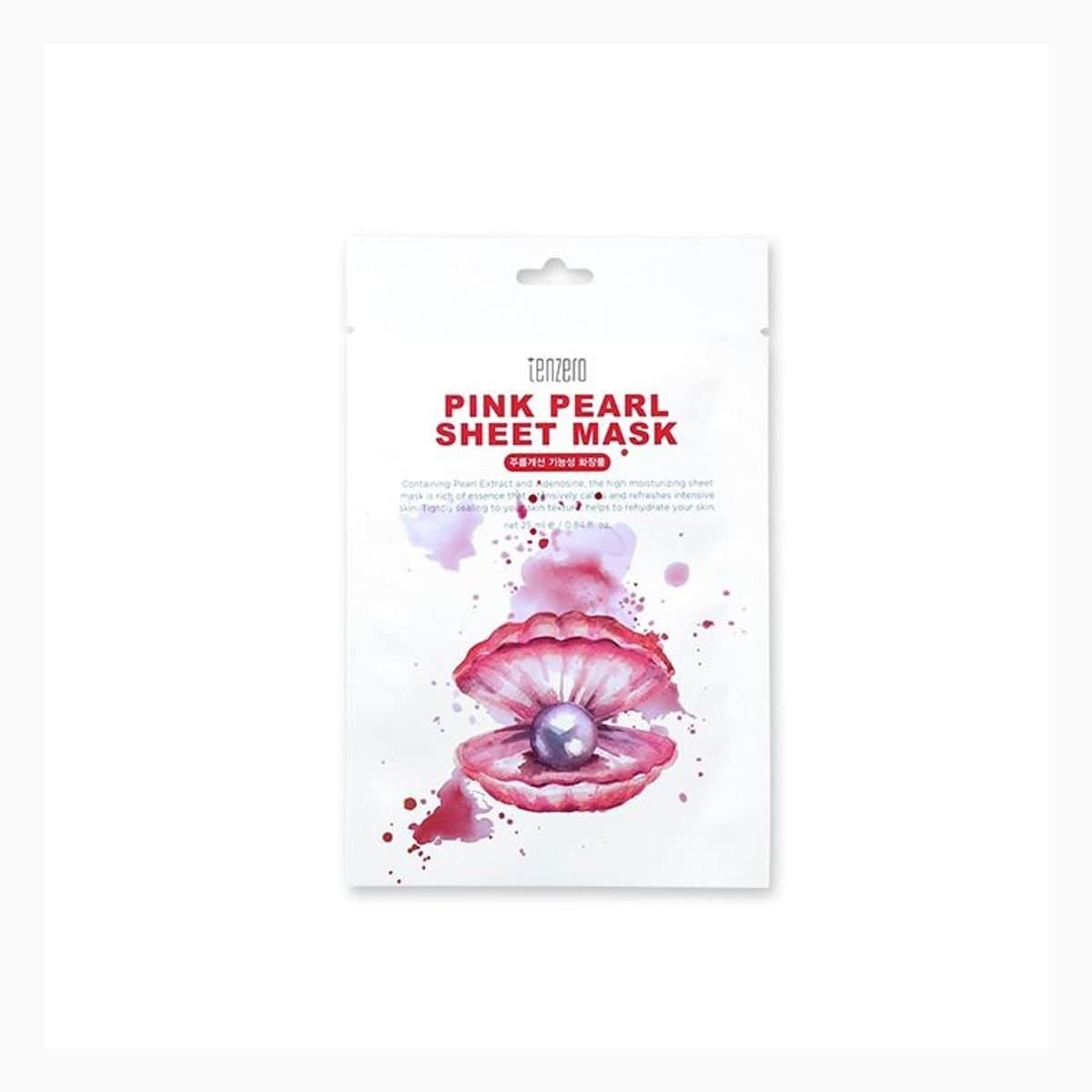 TENZERO PINK PEARL SHEET MASK