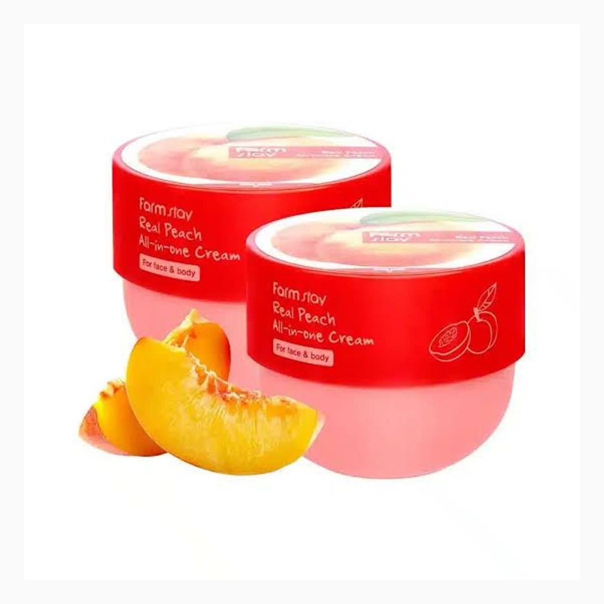 FARMSTAY REAL PEACH ALL-IN-ONE CREAM