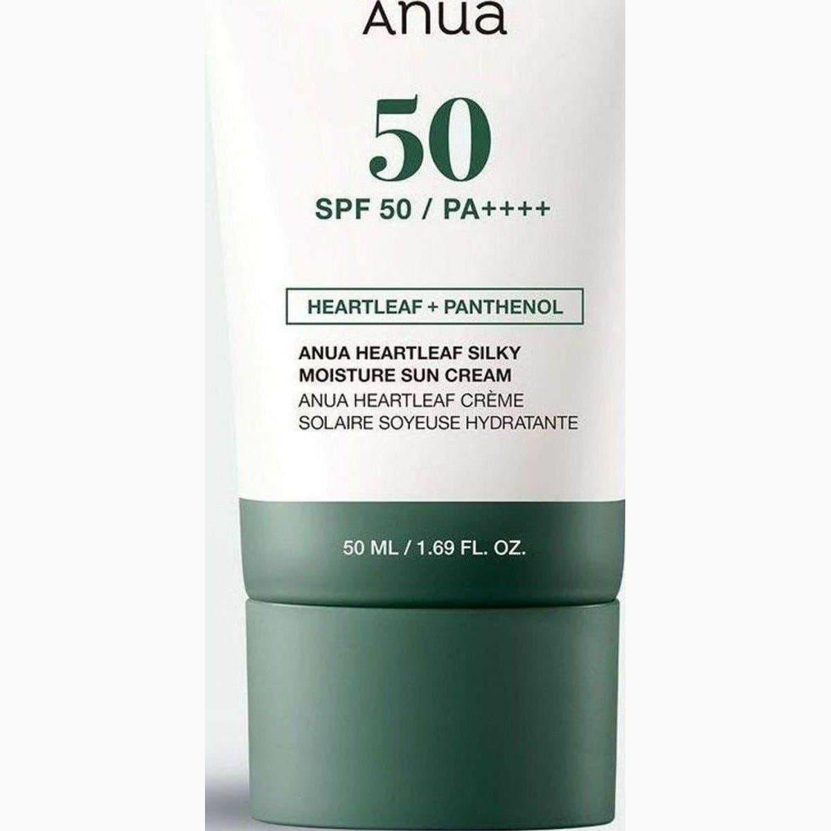 ANUA HEARLEAF SILKY MOISTURE SUNCREAM 50ml