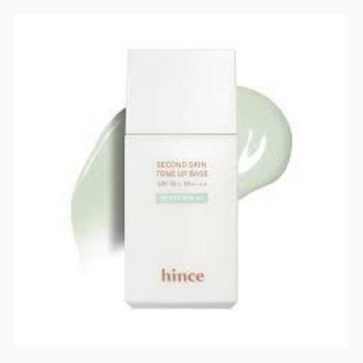 hince SECOND SKIN TONE UP BASE MUTED GREEN