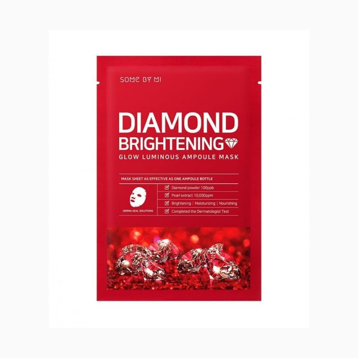 SOME BY MI RED DIAMOND BRIGHTENING GLOW LUMINOUS AMPOULE MASK
