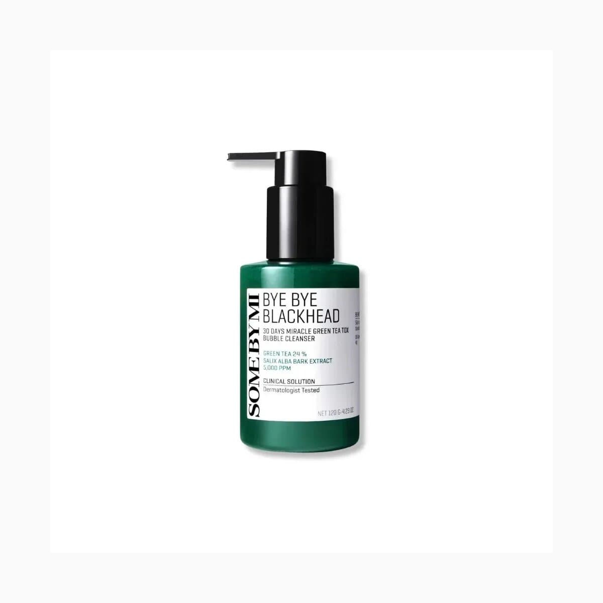 SOME BY MI BYE BYE BLACKHEAD 30 DAYS MIRACLE GREEN TEA TOX BUBBLE CLEANSER [120g]