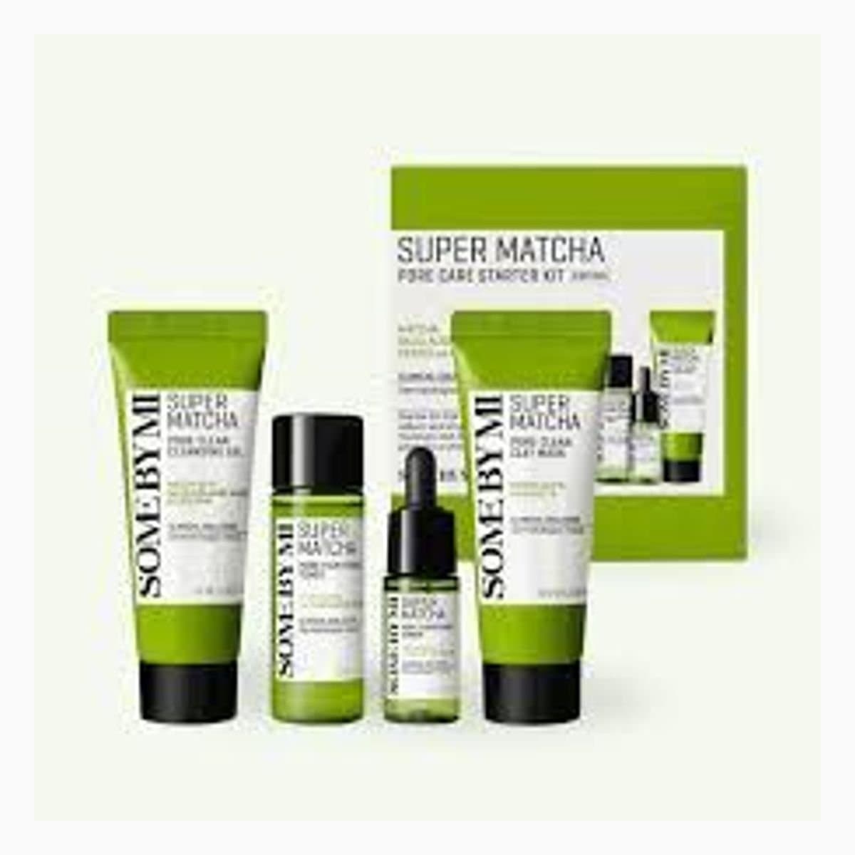 SOME BY MI SUPER MATCHA PORE CARE STARTER KIT (4components)