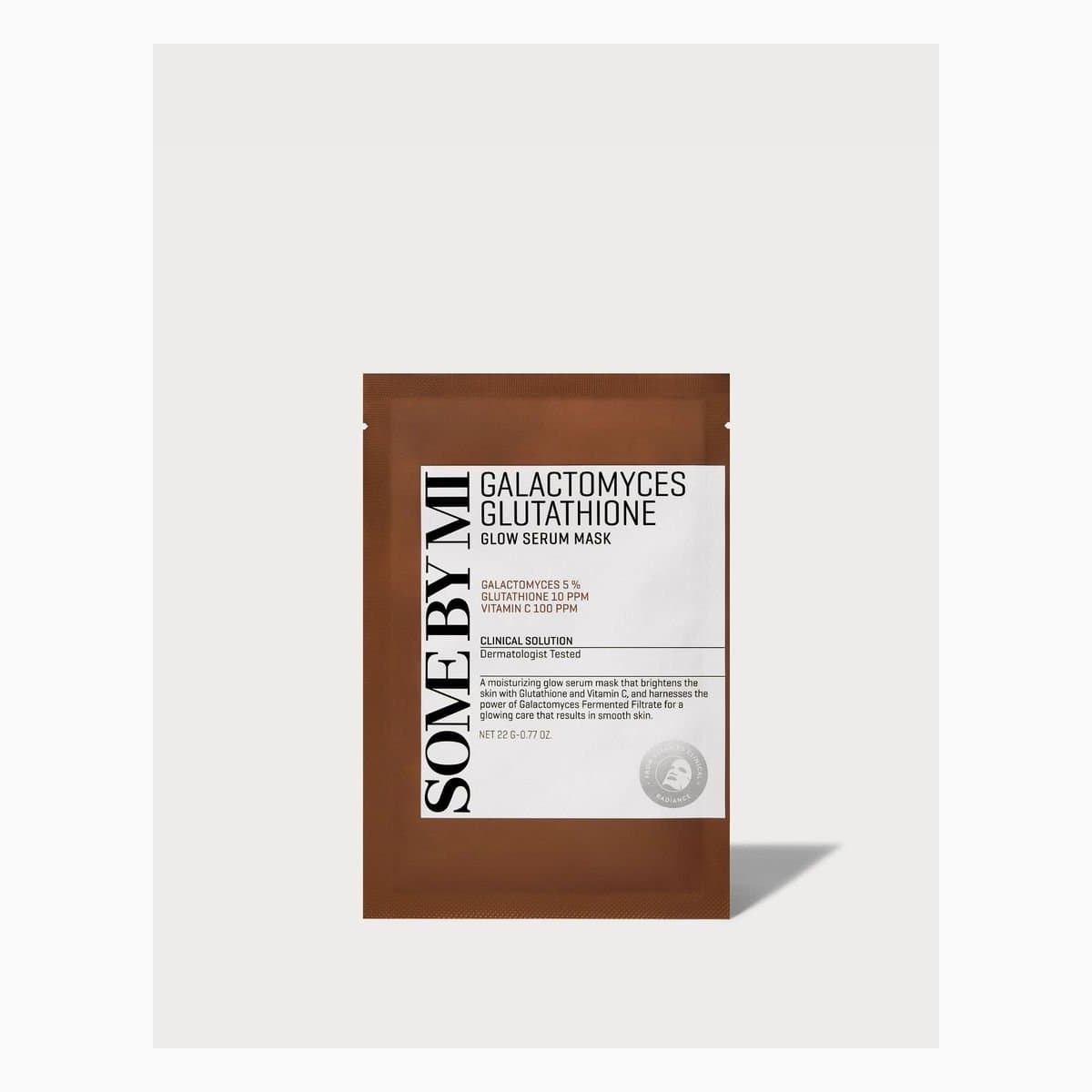 SOME BY MI  GALACTOMYCES  GLUTATHIONE GLOW SERUM MASK [22g]