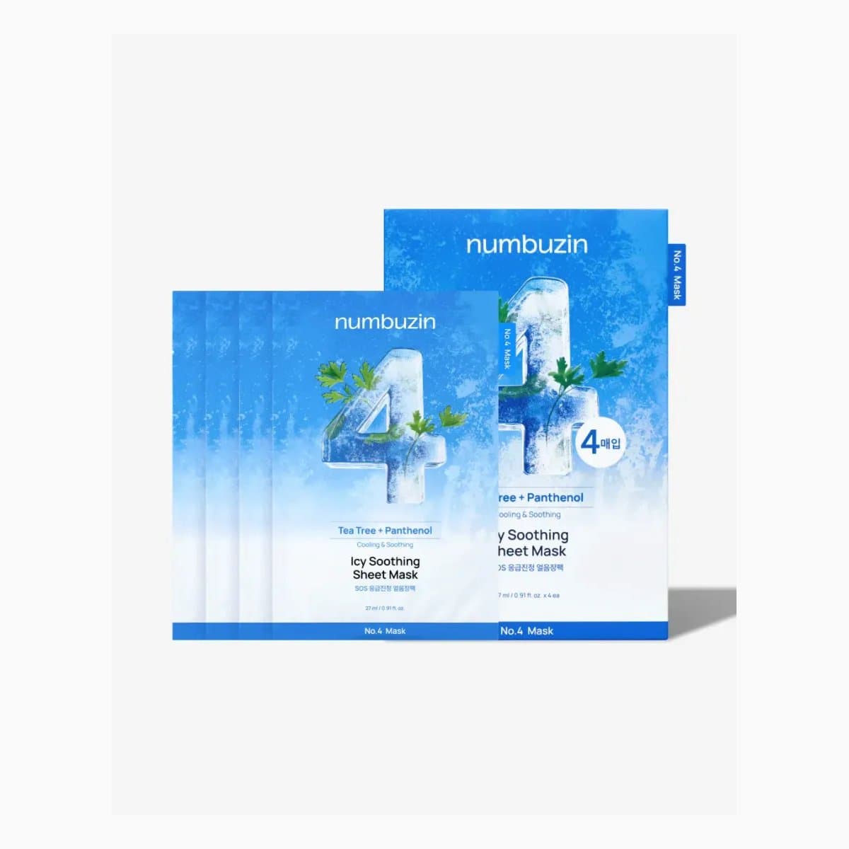 No.4 Icy Soothing Sheet Mask (1ea)