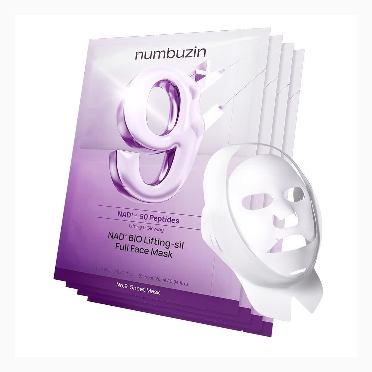 No. 9 NAD Bio Lifting-sil Full Face Pack Sheet (4ea+GWP)