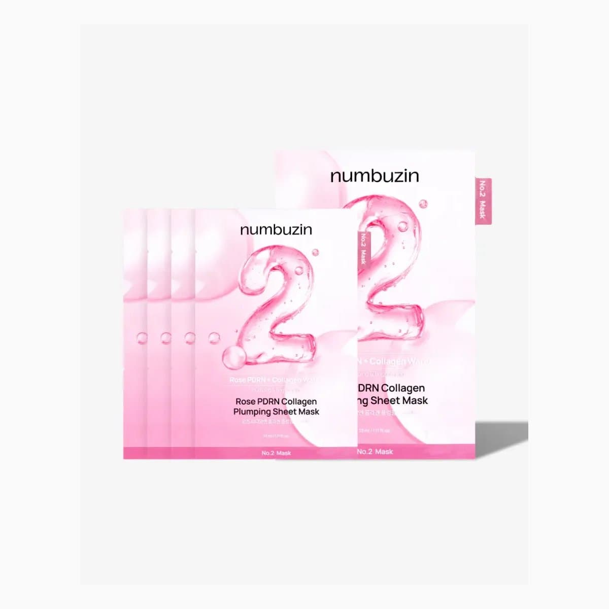 No.2 Rose PDRN Collagen Plumping Sheet Mask (1ea)