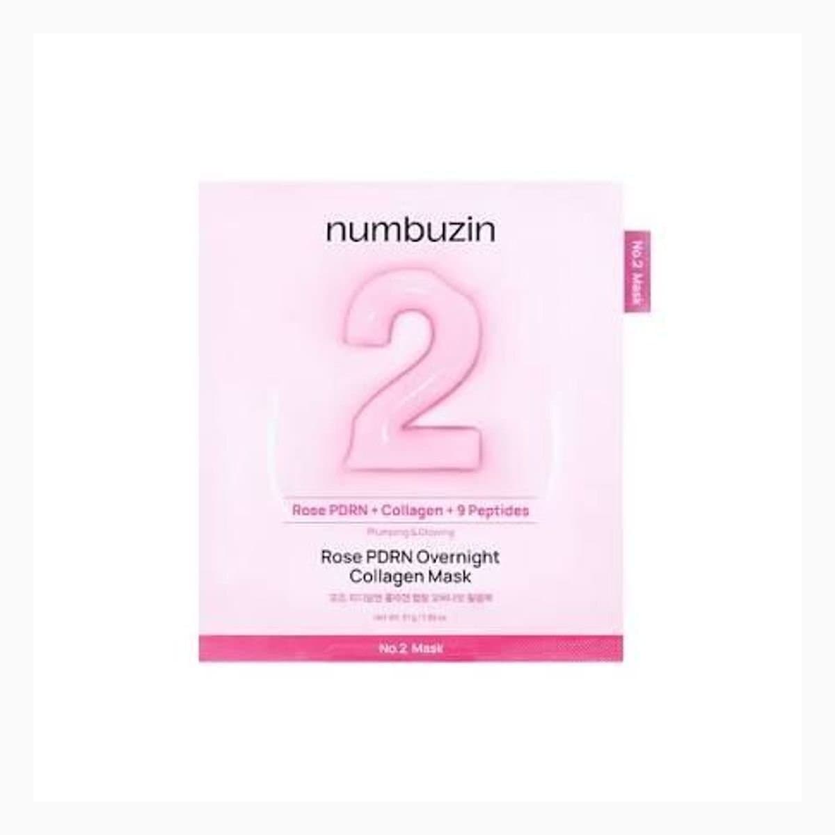 No.2 Rose PDRN Overnight Collagen Mask (4ea)