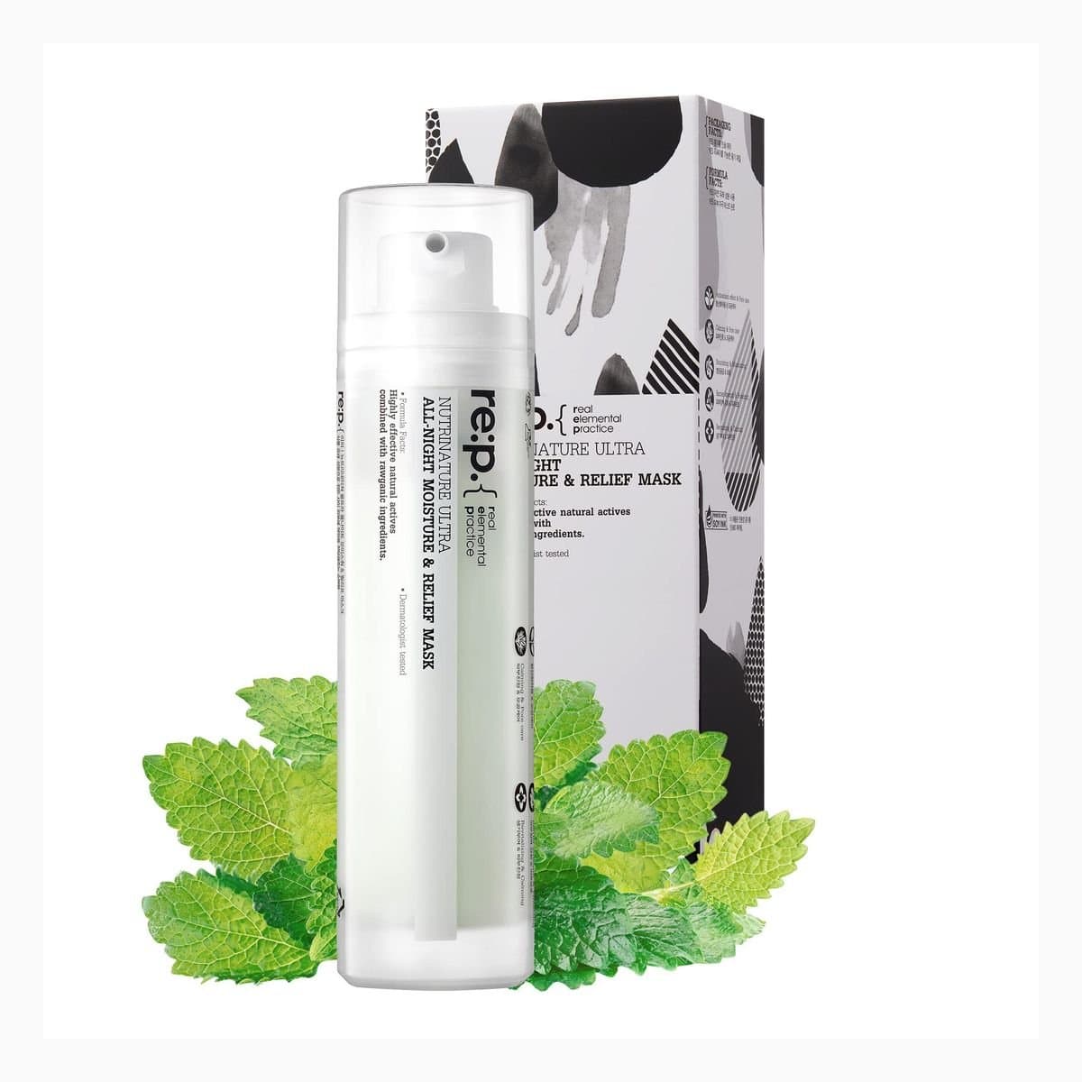 RE:P
 NUTRINATURE ULTRA ALL-NIGHT MOISTURE & RELIEF MASK