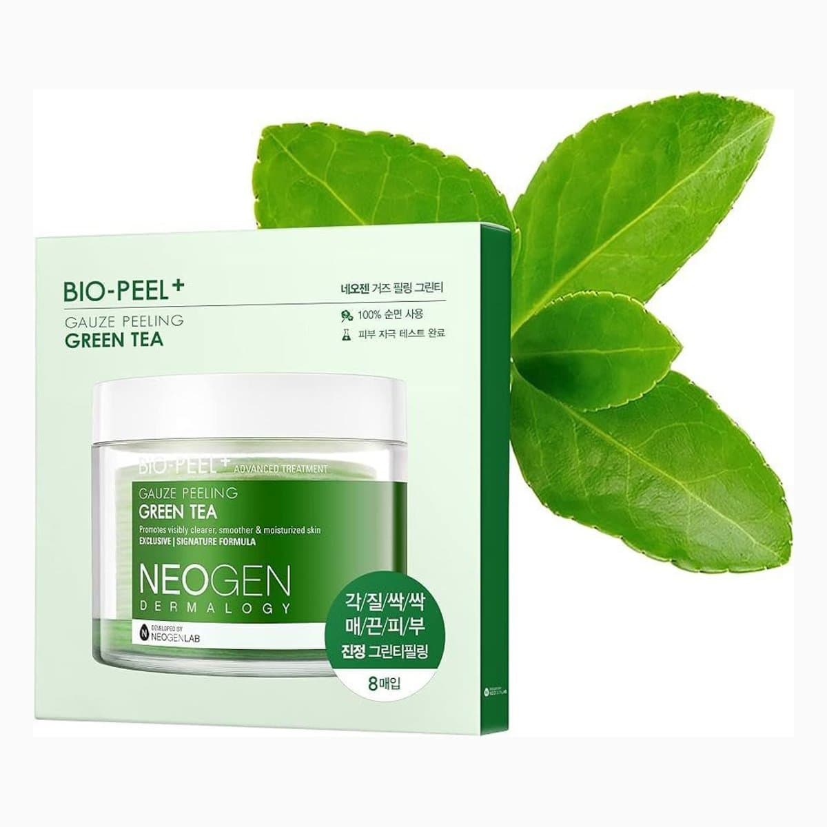NEOGEN DERMALOGY 
 BIO PEEL GAUZE PEELING GREEN TEA
 8 EACH