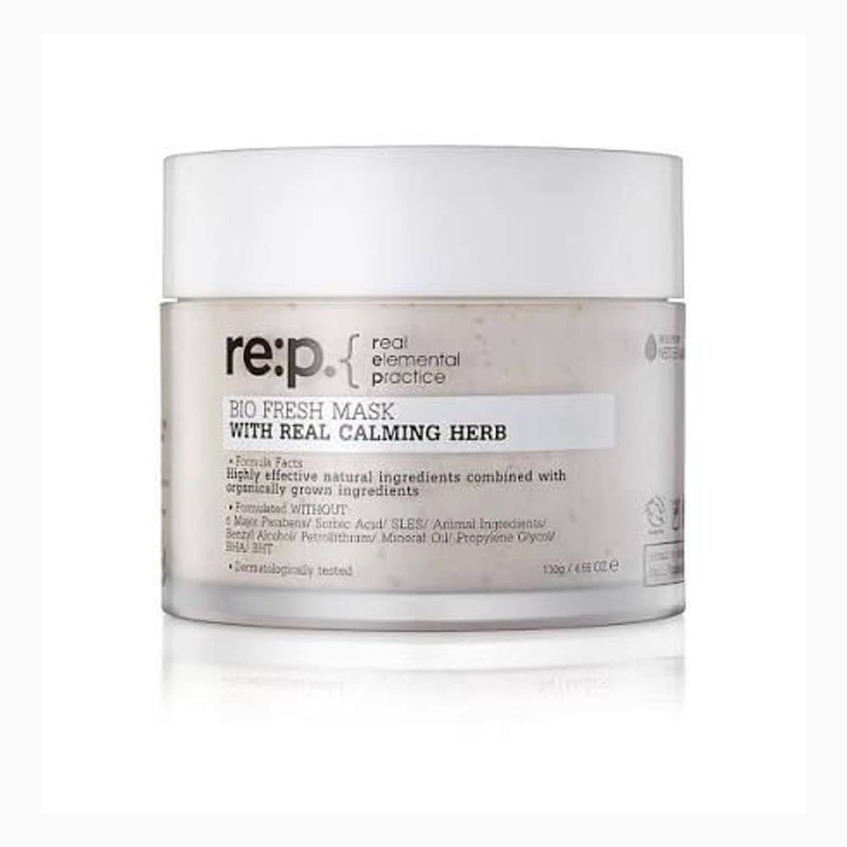 RE:P. 
 BIO FRESH MASK WITH REAL VITALITY HERB
