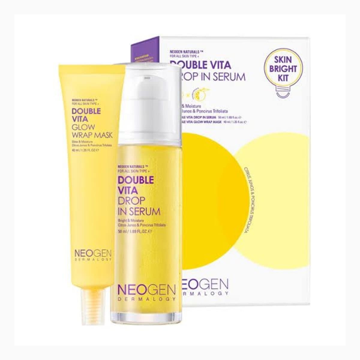 NEOGEN DERMALOGY  DOUBLE VITA DROP IN SERUM SKIN BRIGHT KIT