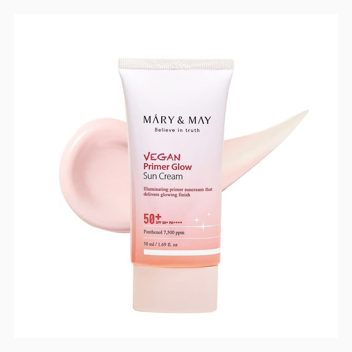 Mary&May Vegan Primer Glow Sun Cream SPF50+ PA++++ 50ml