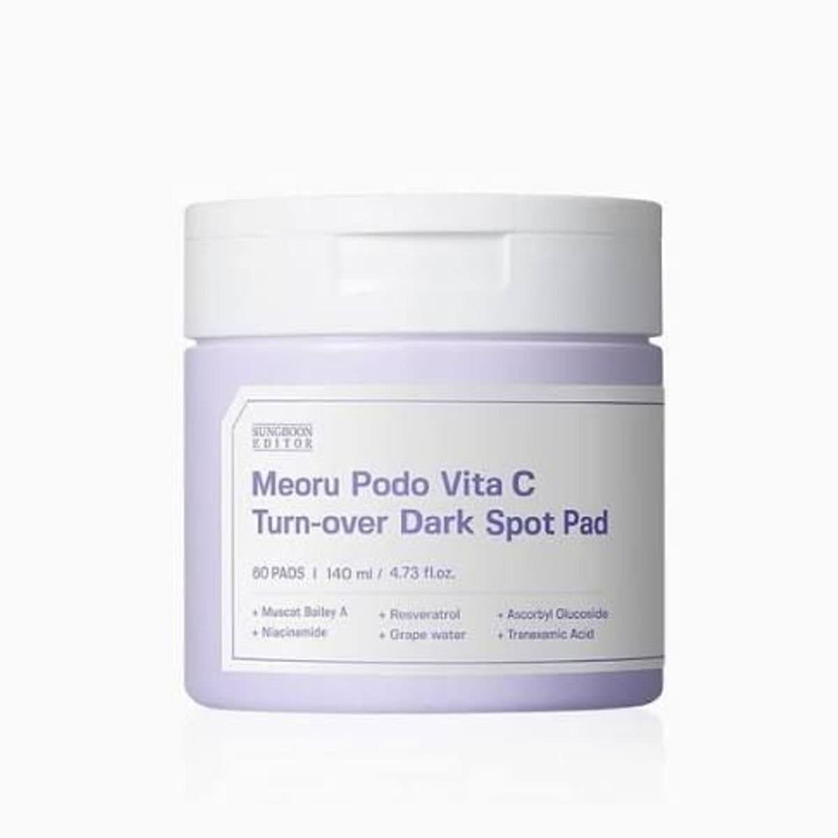 Sungboon Editor Meoru Podo Vita C Turn-over Dark Spot Pad 60pcs