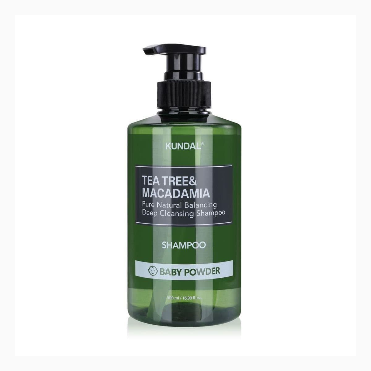TEA TREE & MACADAMIA DEEP CLEANSING SHAMPOO 500ML - BABY POWDER