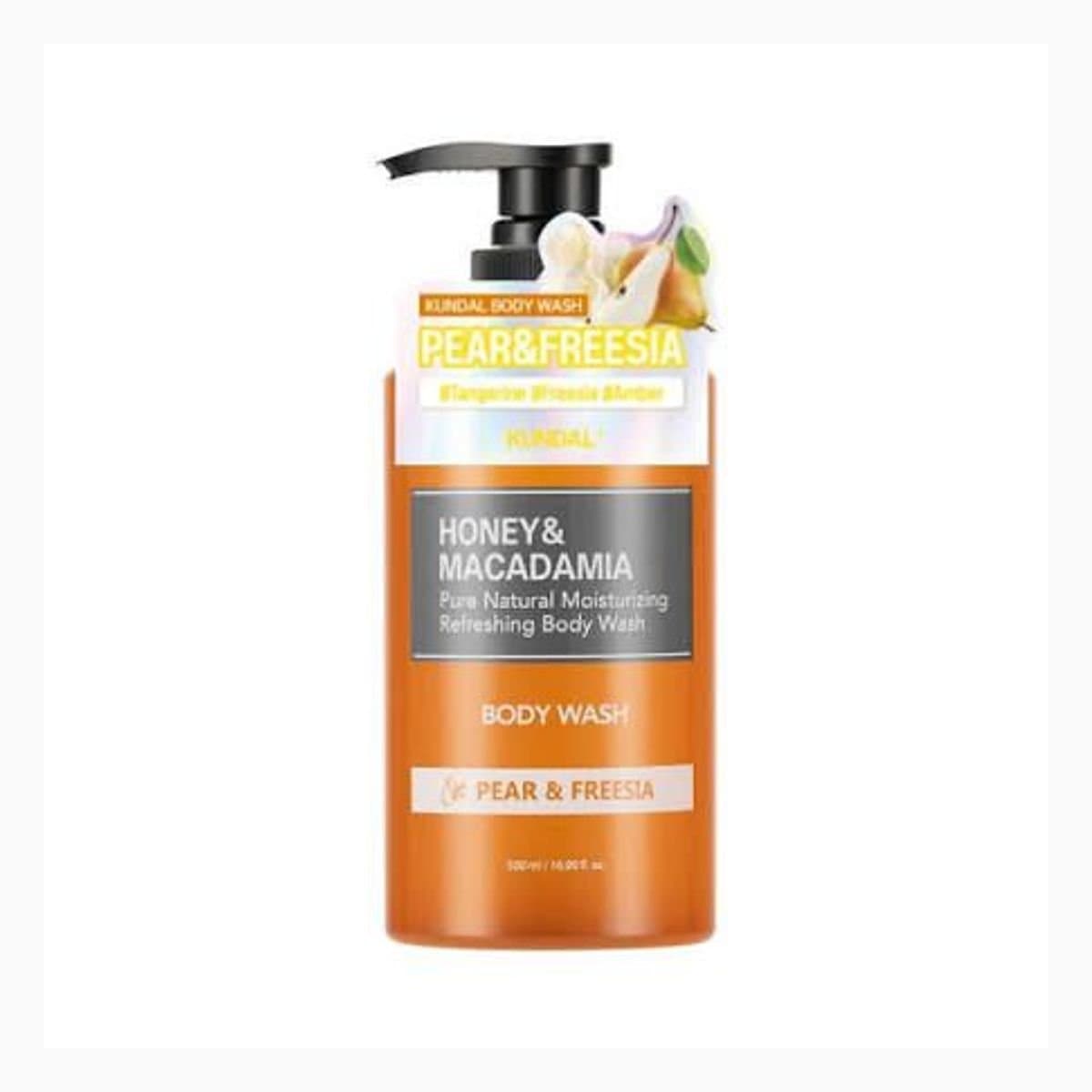 HONEY & MACADAMIA PURE BODY WASH 500ML - PEAR&FREESIA
