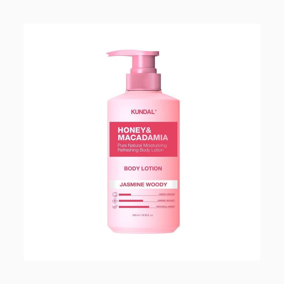 HONEY & MACADAMIA PURE BODY LOTION 500ML - JASMINE WOODY
