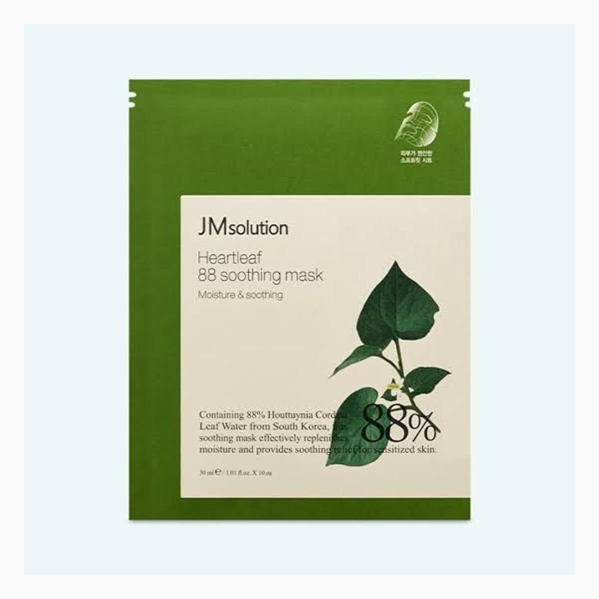 JMSOLUTION HEARTLEAF 88 SOOTHING MASK