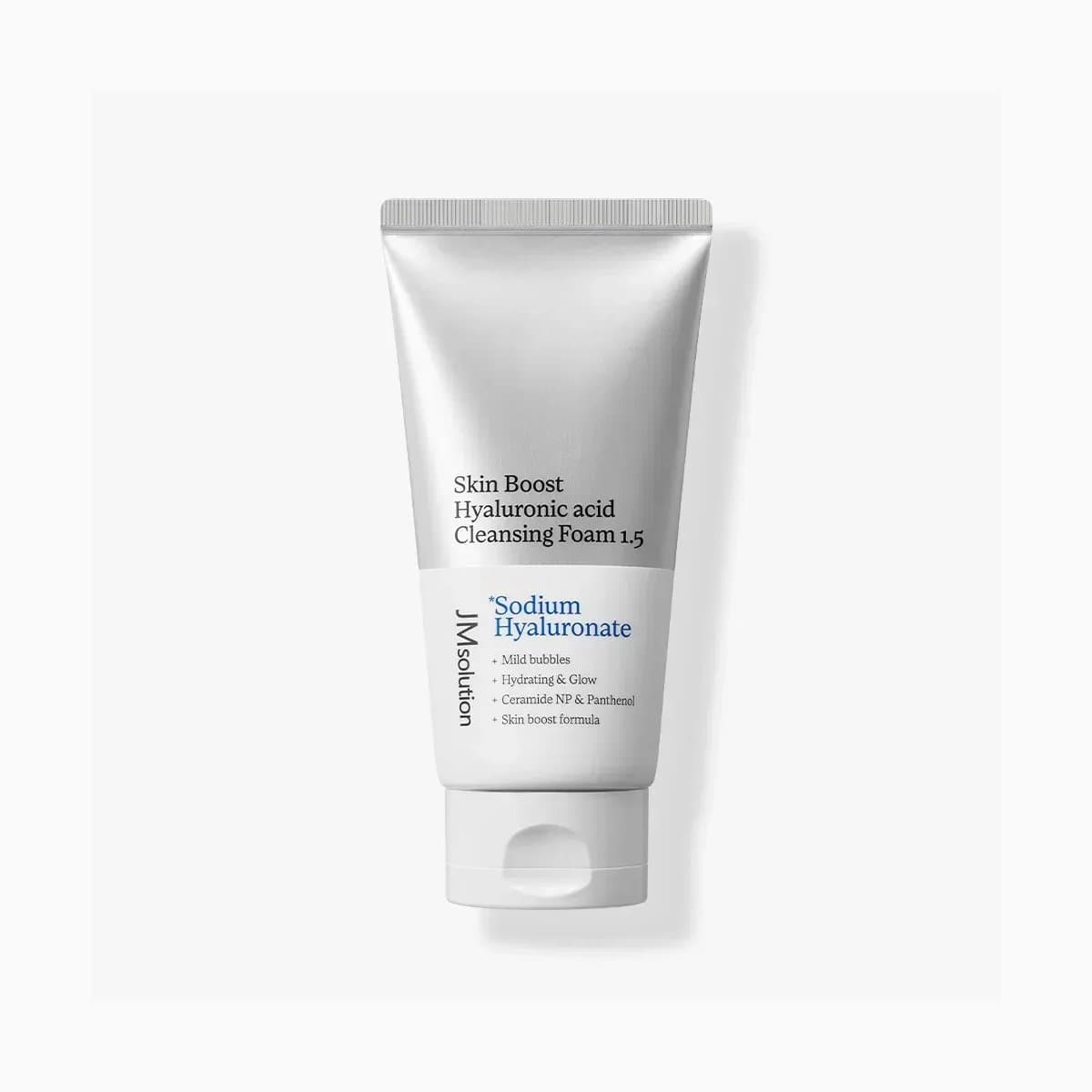 JMSOLUTION SKIN BOOST HYALURONIC ACID CLEANSING FOAM 1.5