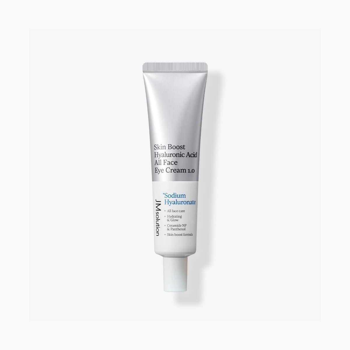 JMSOLUTION SKIN BOOST HYALURONIC ACID ALL FACE EYE CREAM 1.0