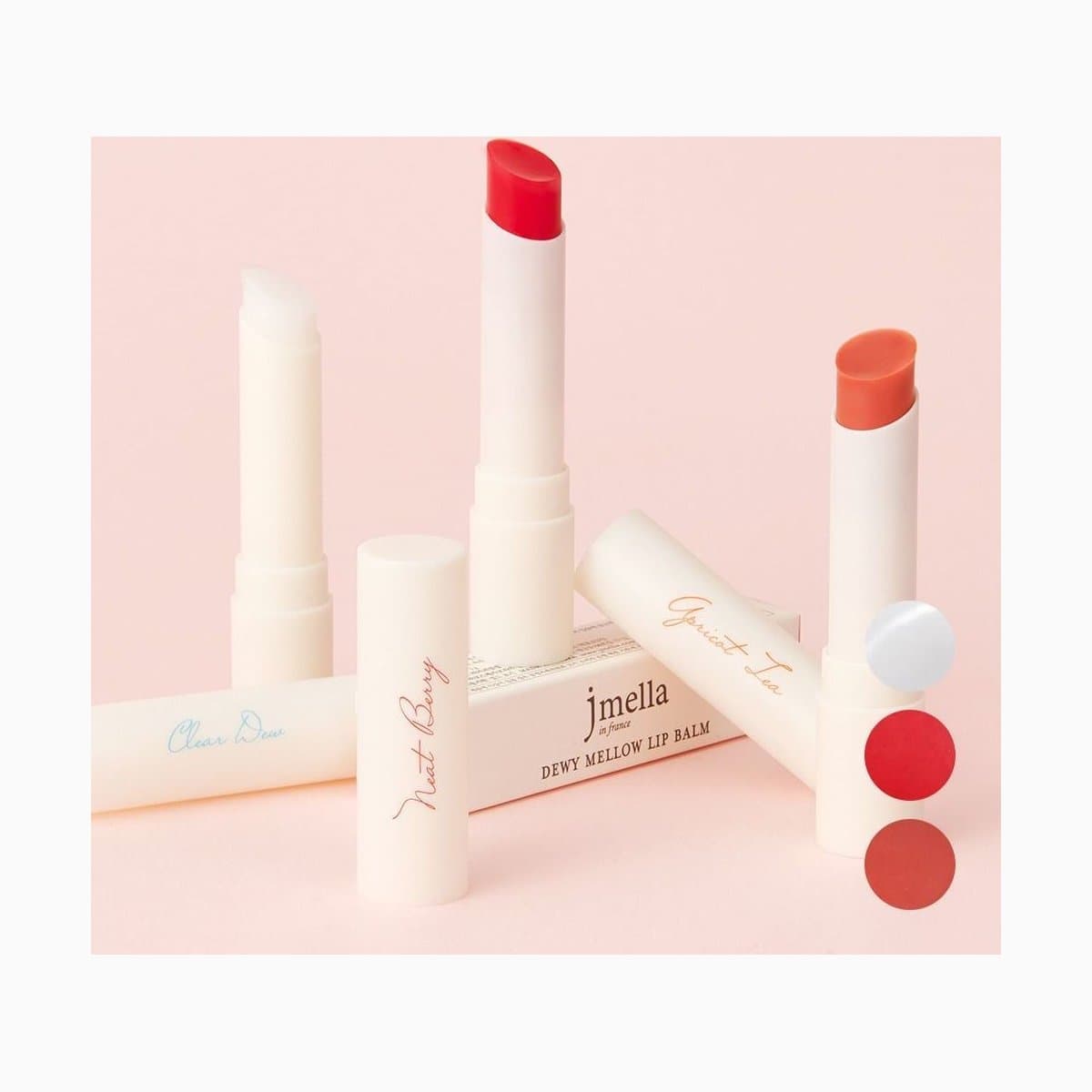 JMELLA IN FRANCE DEWY MELLOW LIP BALM 01 CLEAR DEW_3 G_KAKAO GIFT SHOP