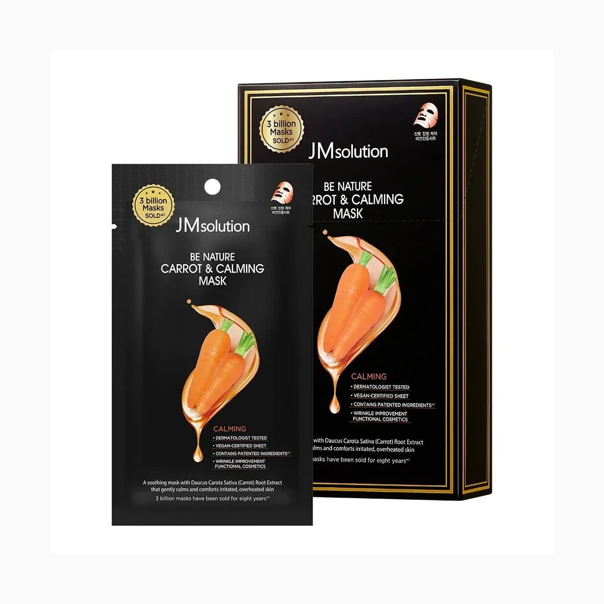 JMSOLUTION BE NATURE CARROT & CALMING MASK