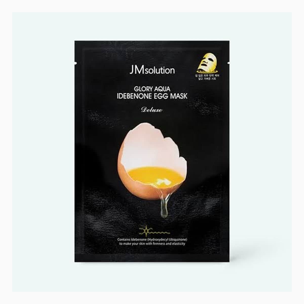JMSOLUTION GLORY AQUA IDEBENONE EGG MASK DELUXE